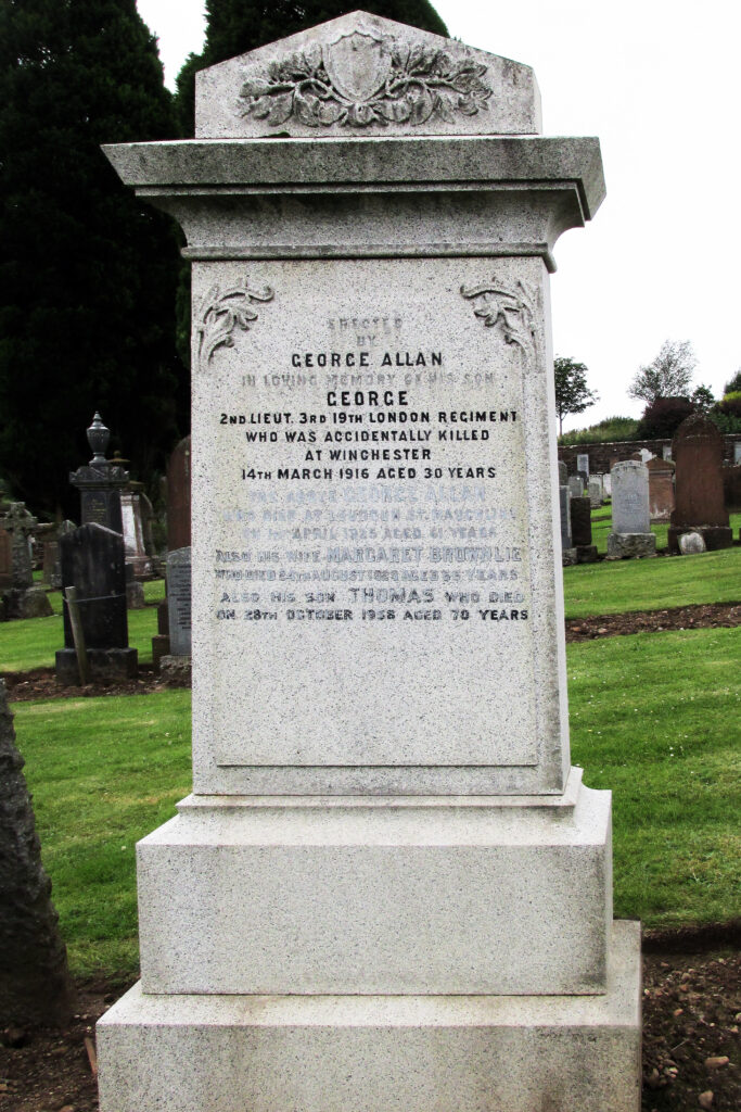 George Allan | Mauchline Cemetery